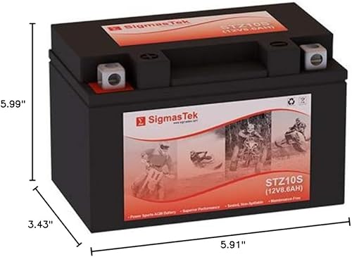 Miniatura 2 de Yamaha 1000CC FZ-10, 2017 Batería de motocicleta (reemplazo)