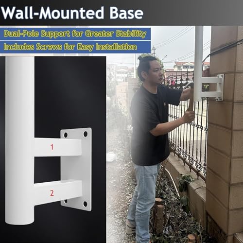 Support caméra sécurité extérieur résistant intempéries et durable - 4