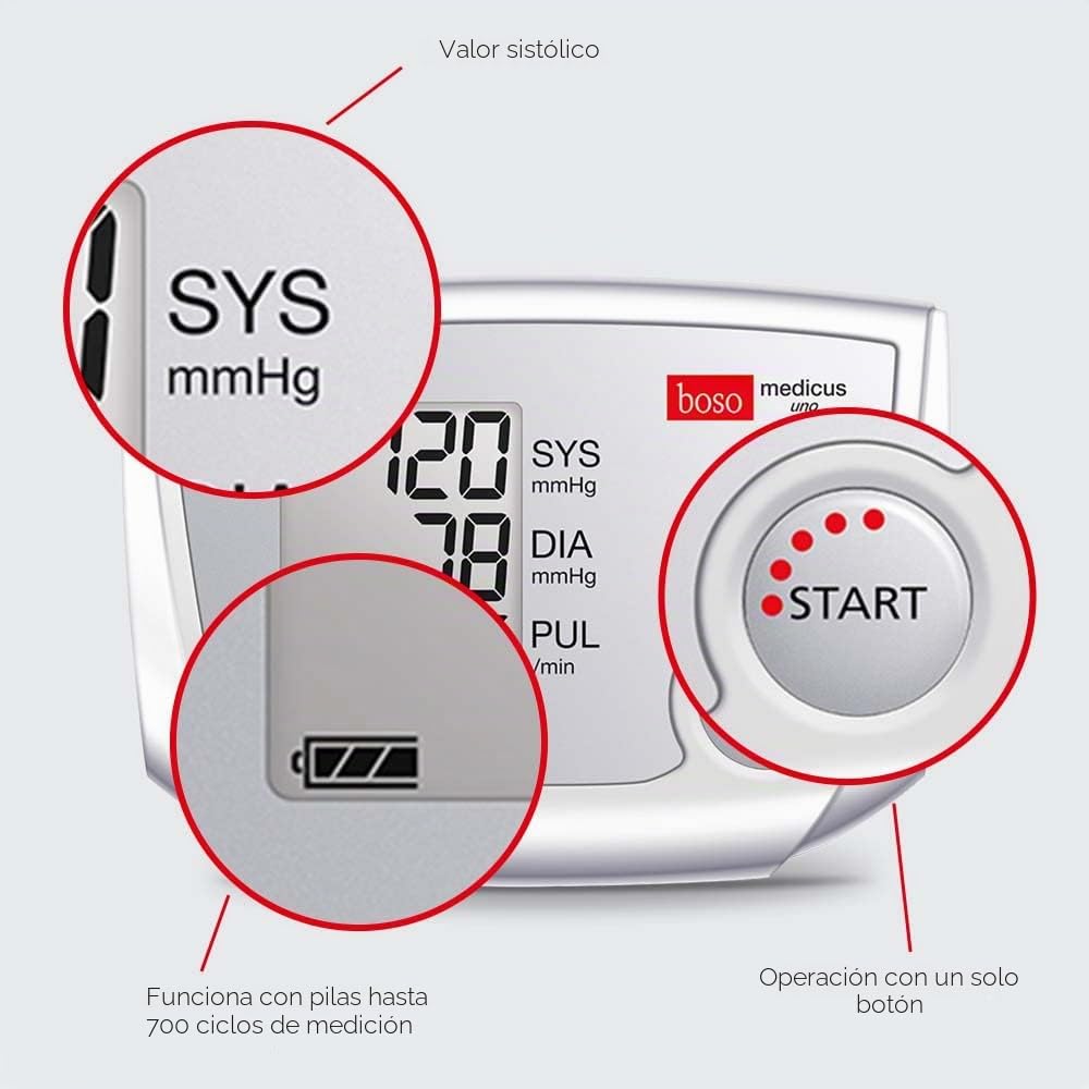 Boso Medicus Uno - Tensiómetro digital de brazo (totalmente automático)