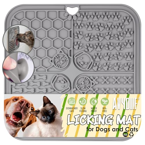 Brightkins Leckmatte Für Hunde | Eiscreme-Design | BPA-frei & Spülmaschinenfest