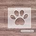 Betagt Dog Paw Print Template, Router Templates for Woodworking, 6.69x5.9 Inch Acrylic Router Inlay Templates, Clear Router Decorative Template Jig Woodworking Tool