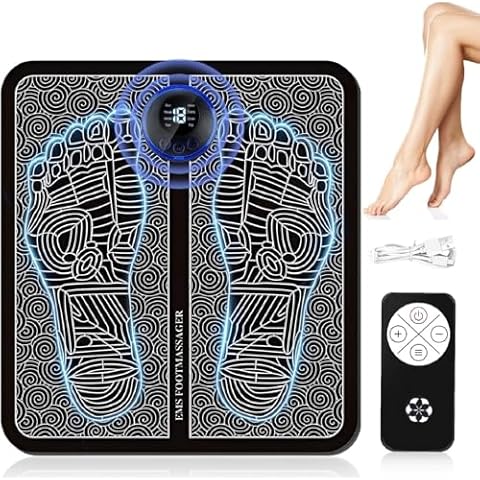 Humitay Electric Foot Massager Mat with 8 Modes Cover