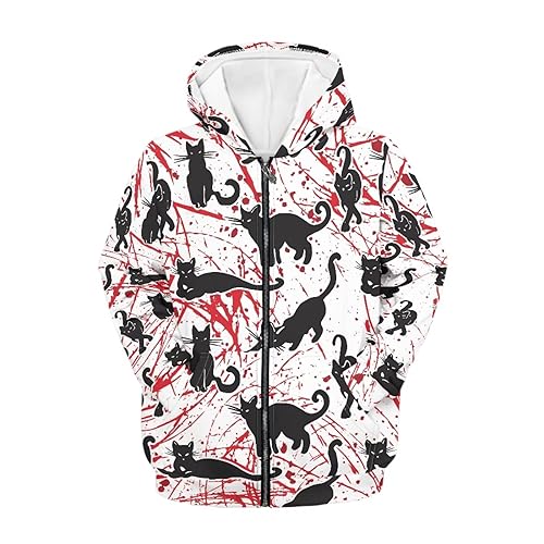 Sweatshirt Light Weight Zip Up Hoddies Long Sleeve Stretch Hoody Coat with Pocket Cozy Jacket for Girls and Boys