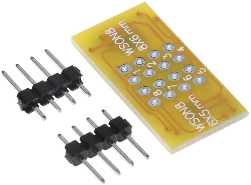 SATKIT Adattatore WSON8 DIP8 per Chip QFN8 DFN8 MLF8 Programmatori TL866II Plus RT809H RT809F 8 Pin