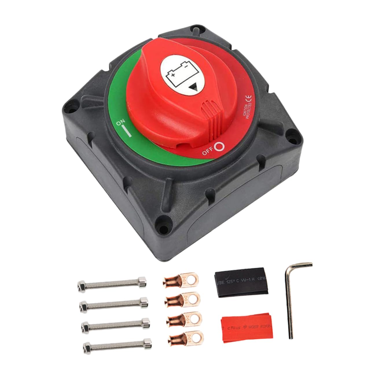 Mobestech Disconnect Switch for Rv 600a Power Cut off Master Isolator Universal Design for Boat Truck Camper