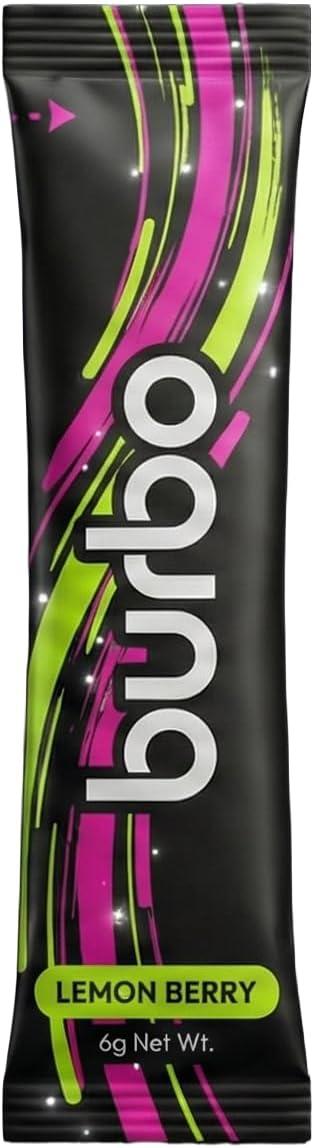 burbo | Lemon Berry Hydration - 14 Stick Packs | Lemon Berry Flavor, Single-Serve Sticks, On-the-Go Mix, Electrolytes, Vitamins, Minerals, Resealable Pouch