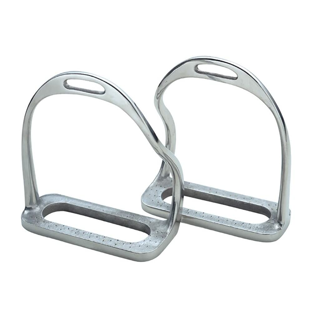 Shires Bent Leg Stirrup Irons S/Steel 5