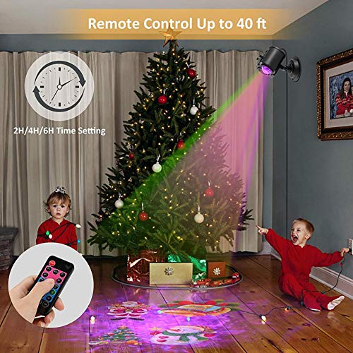 Halloween Christmas Projector Lights Holiday Decorations, 16 Slides 10 Color - Thumbnail 2