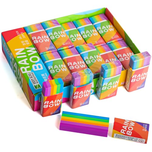 30 Bleistifte Mit 3 Radiergummis - Set Für Kinder, Geschenk Für Geburtstage, Schule & Partys
