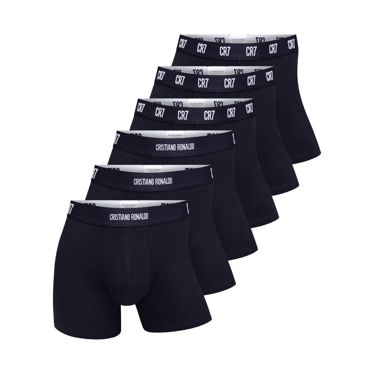 CR7 Boxershorts Herren Baumwolle – Cristiano Ronaldo Premium Herren Unterhosen – Männer Boxershorts – Komfort & Style – 6er Pack