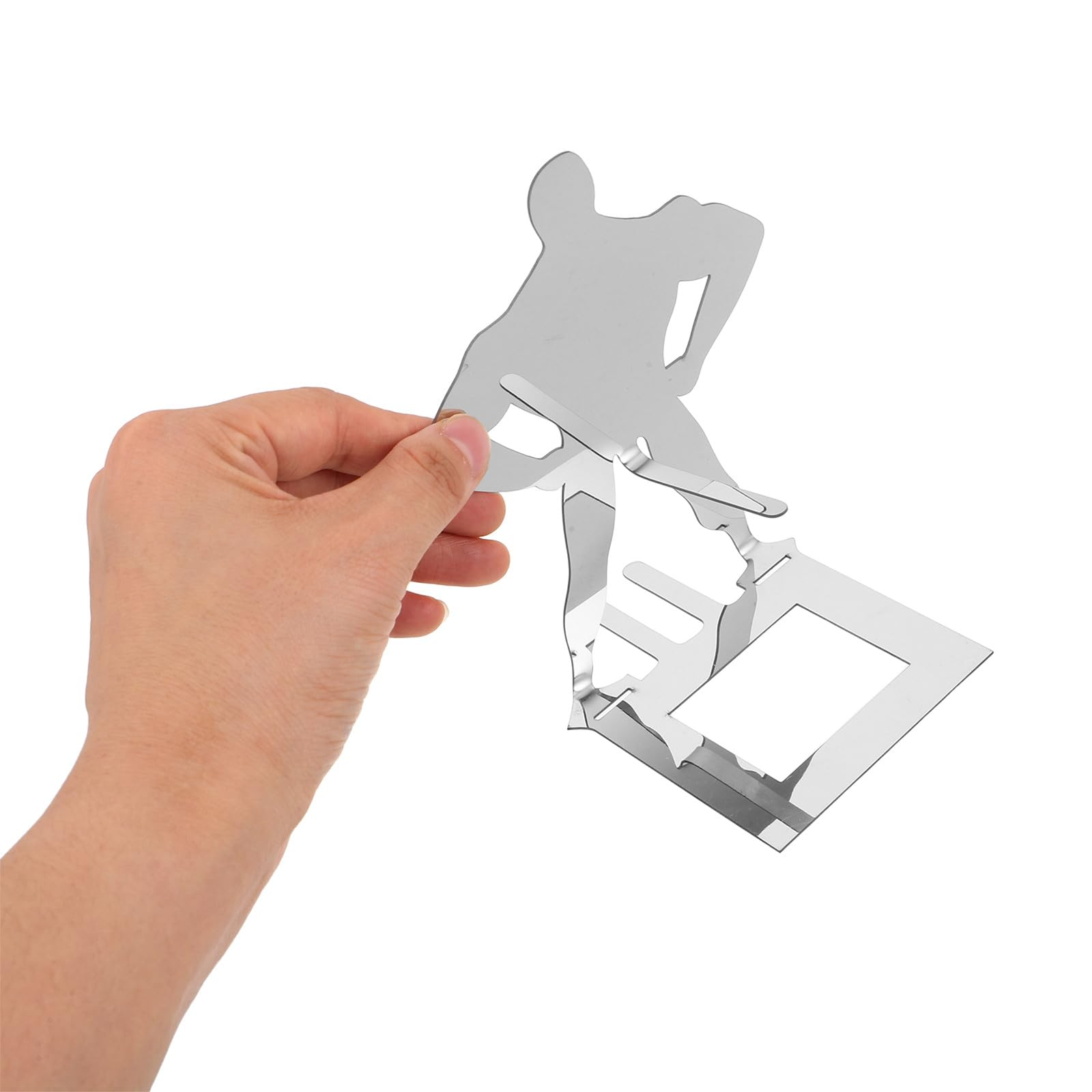 Barbecue - Supporto per hot dog, stabile, in acciaio, riutilizzabile, ideale per barbecue, feste, picnic e attività all'aperto, dimensioni 5,5 x 4,3 pollici.
