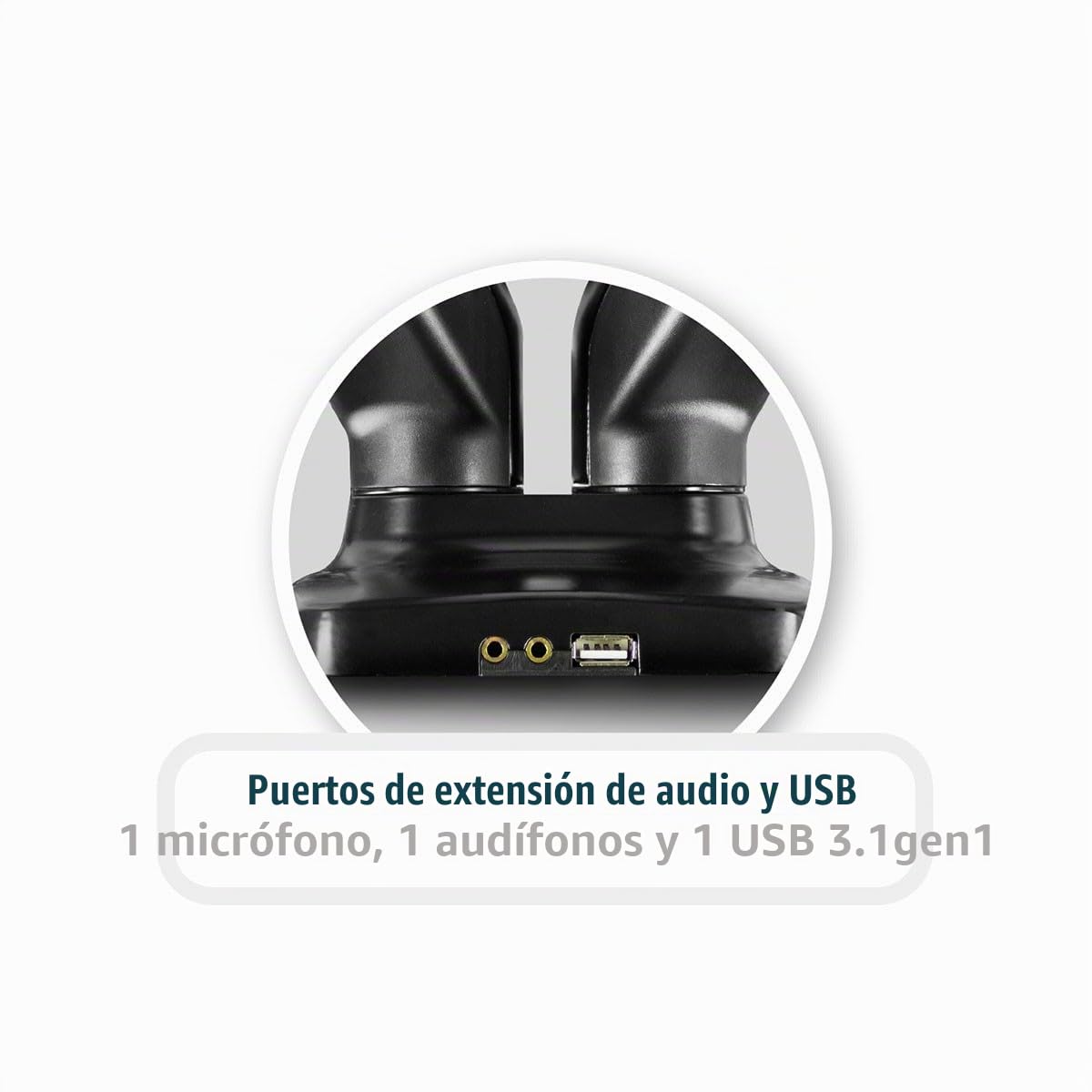 Ewent Soporte de Escritorio con Resorte de Gas para 2 monitores de hasta 27 Pulgadas con estándar de Montaje VESA, Negro