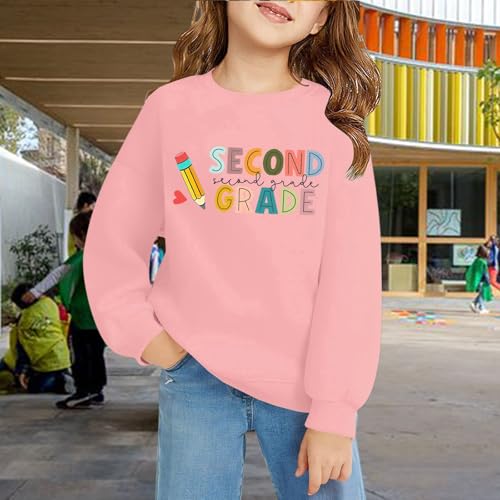 2025 Teen First Day of Kindergarten Shirt Boys Girls Cute Pencil Heart Print Back to School Shirts Toddler Kid School Clothes2