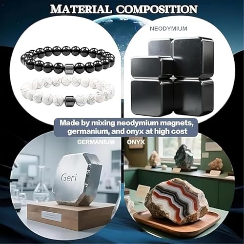 Glame Anti Alcohol Bracelet for Men Stop Drinking Alcohol Manifestation Bracelet Calming Anxiety Healing Bracelets Hematite Abstinence Assistance Natural Stone Bracelets Anxiety Stress Relief Jewelry Gifts4