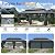 HOTEEL 12x20 Hardtop Gazebo on Clearance with Metal Roof, Heavy Duty Galvanized Steel Patio Hard Top Gazebos, Outdoor Permanent Screened in Gazebo with Curtains, for All-Weather, Backyarad, Black(Pro)