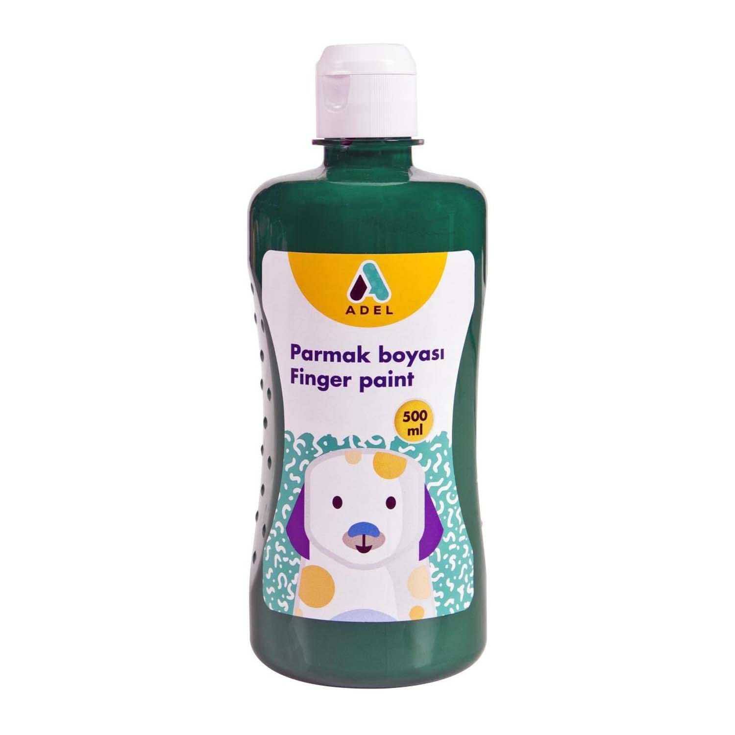 Adel Pintura para dedos, 500 ml, verde