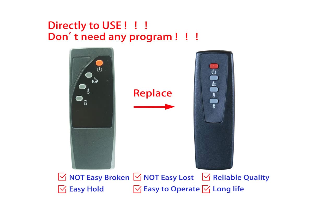 Remote Control for Style selections P71 0348139 73092 26DE9301-PC72 3D Electric Fireplace Heater