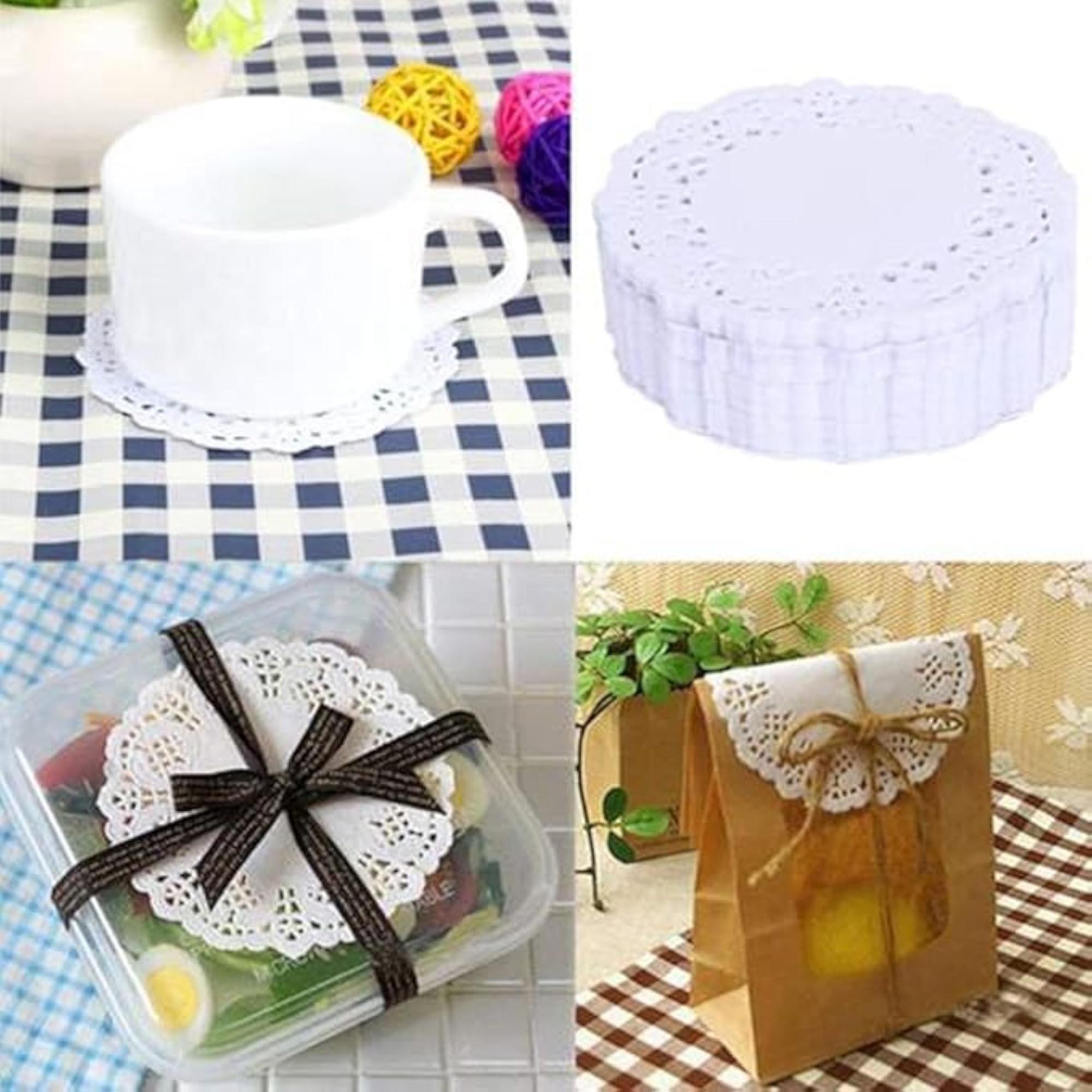 Lace Paper Doilies, Bulk for Dessert Decoration