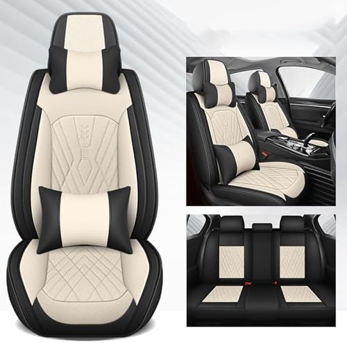 日産 セレナC27 C24 C25 C26〜現行に適用車 シートカバー カーシートカバー 汎用 車 クッション 車 座布団 防水 全天候型 車 シートカバー 汚れ防止 取付簡単 滑り止め 収納便利 車 シートカバー 軽/普通車適用(黒米,枕付き)