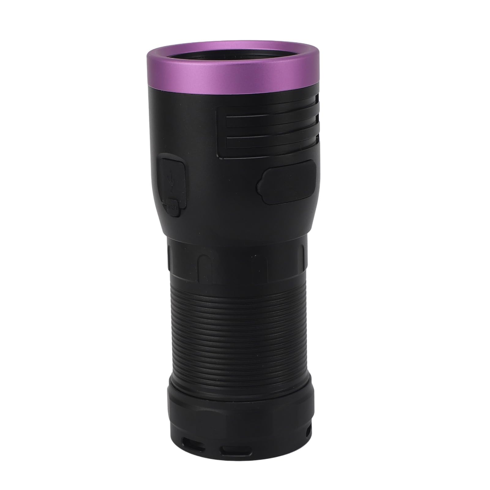 365 nm Luz negra Linterna UV LED Detector de antorcha portátil de mano para orina de perro Manchas de mascotas Curado de resina Aleación de aluminio 142 mm 5,6 pulgadas