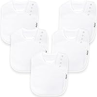 Vista 28 de Drool Bibs for Babies – Organic, Unisex, Soft Absorbent Teething Bibs with Adjustable Snaps