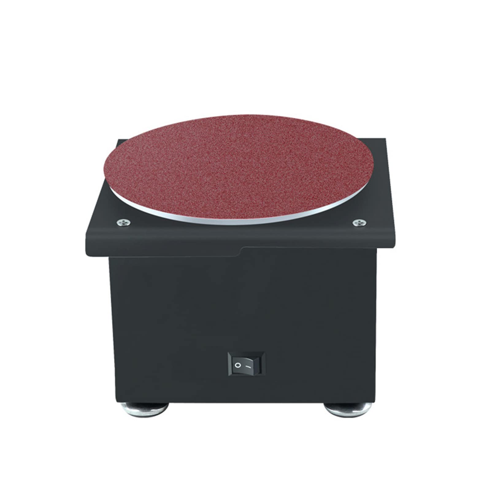 Disc Sander, electric sandpaper bench grinder Orbital Sander Bench Sander with 7-speed 10 pieces of sandpaper for metal processing, woodworking, DIY craft (US Plug &amp; Type 2)