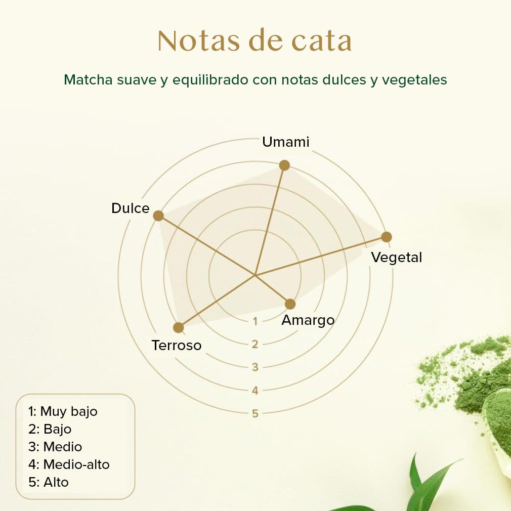 VAHDAM Polvo de Matcha Vainilla 100g-50 Tazas | Matcha Uji & Vainilla de Madagascar | 100% Natural | Té Verde Japonés Premium | Para Latte & Té