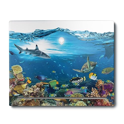 Image of MightySkins Skin Compatible with Alienware X16 R1 (2023) Full Wrap Kit - Below The Waves | Protective, Durable, and Unique Vinyl Decal wrap Cover | Easy to Apply & Change Styles | Made in The USA