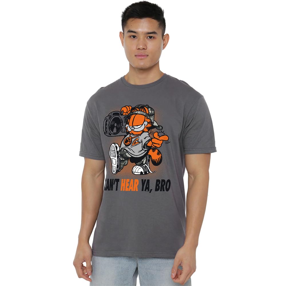 Garfield Men's Grey Oh Snap T Shirt Charcoal in Size M, Sports Direct