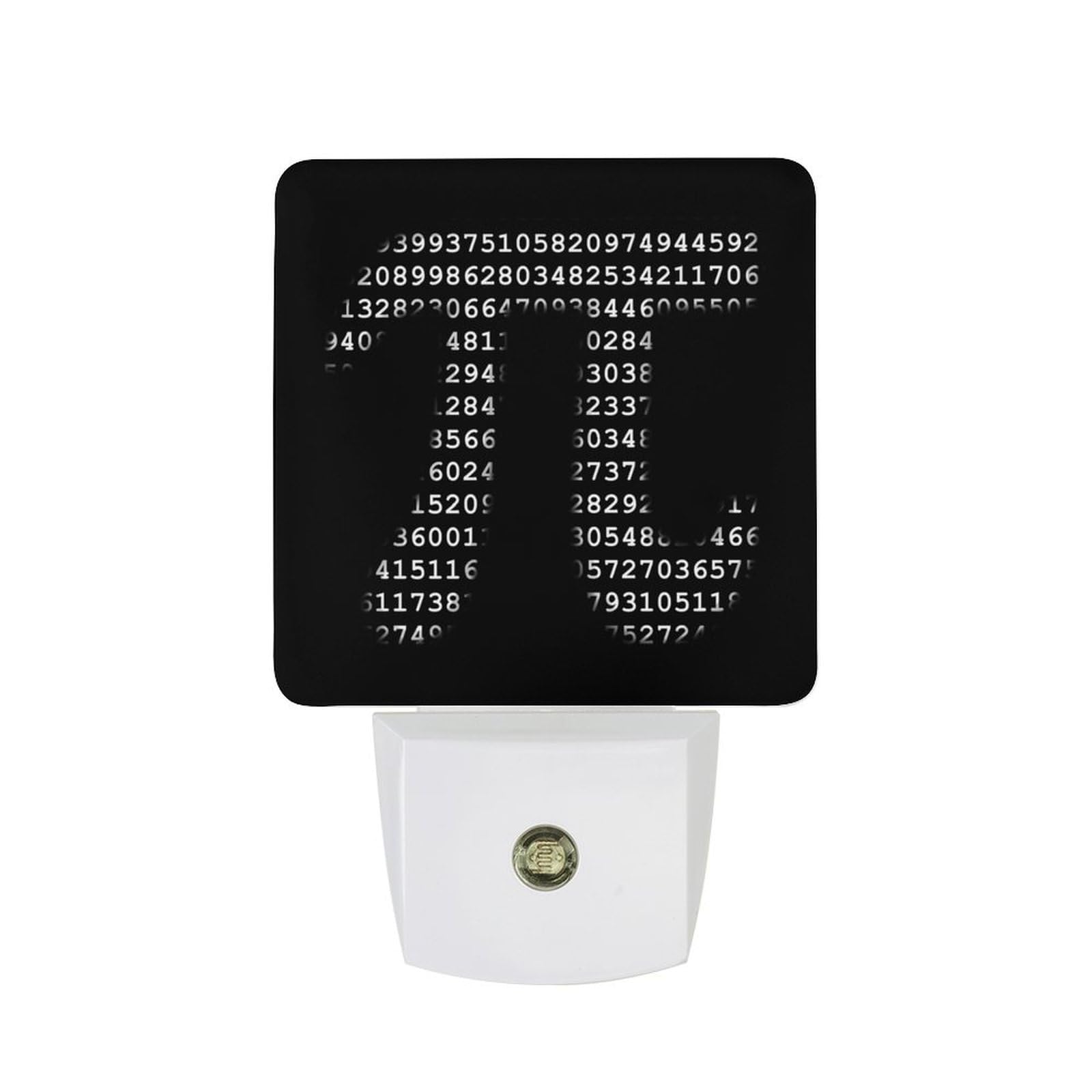 Nqrxadcrt Style Pi Mathematical Symbol Night Light Plug In Wall Lights Bedside Lamp Bedrooms Home Hallways Decoration