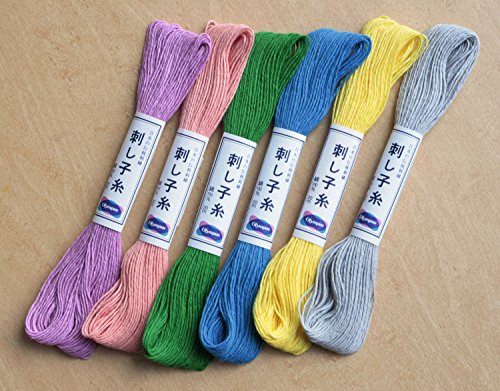 Hilo SASHIKO 22YD Lavanda miniatura 2