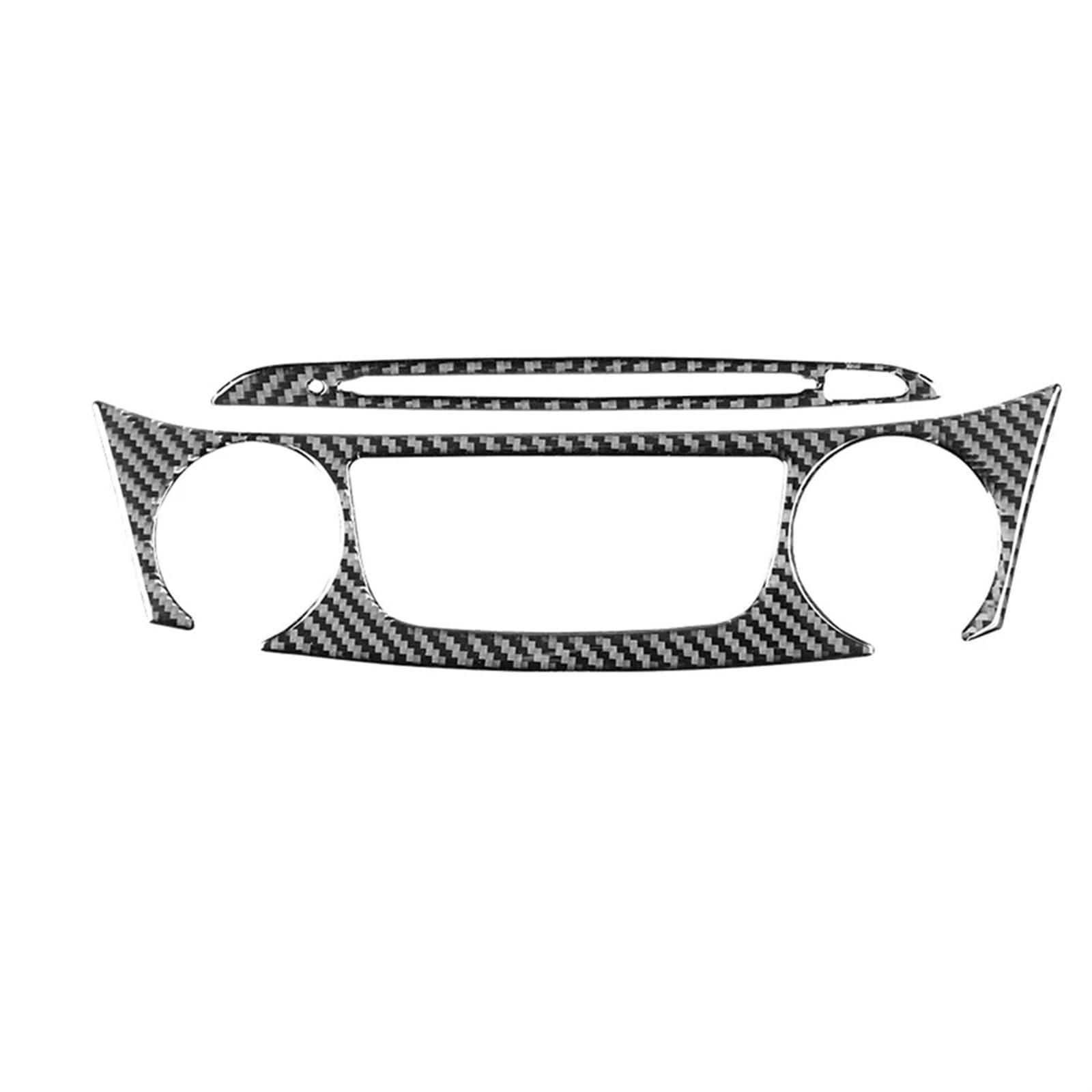 Car Trim Frame Cover For Chevy For Impala 2014-2020 Soft Carbon Fiber Car Central Control Air Conditioner Buttons Cover Trim Sticker Accessories Car Interior Central Control