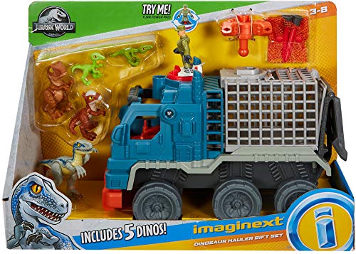 imaginext jurassic world lab gift set