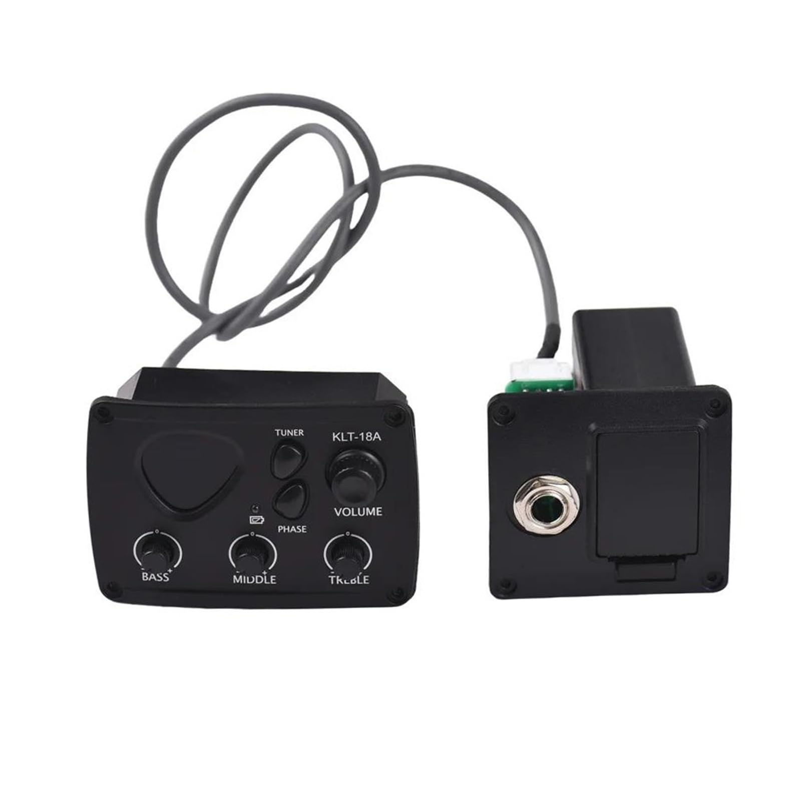 Pickup Per Chitarra Pickup Per Chitarra Acustica Equalizzatore A 3 Bande Pickup Per Chitarra VOLUME/Accordatore/Fase Per Strumenti Musicali In Legno Accessori