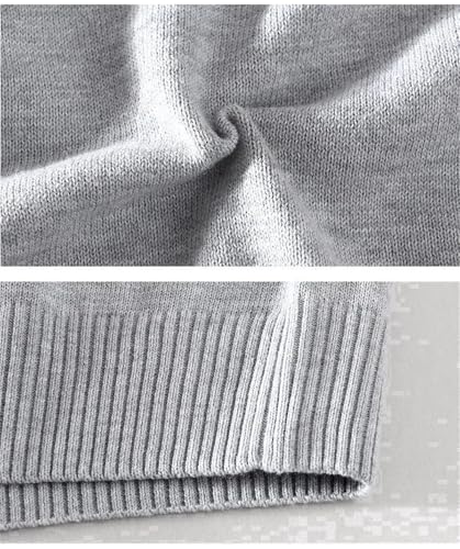 Dcvmvmn Men's V-Neck Knitting Sweater Vest Business Casual Sleeveless Vest4