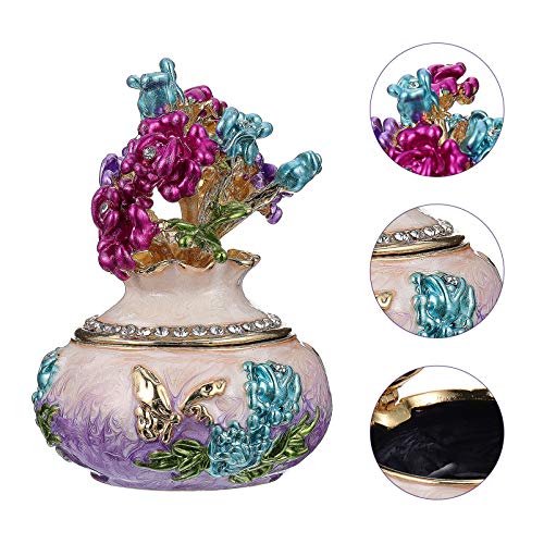 Coffret à bijoux en émail chic pour un cadeau d'anniversaire mémorable - 7