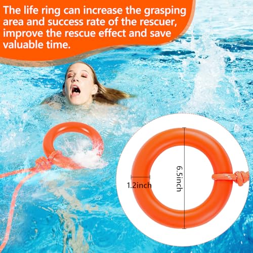 AnKun Water Rescue Throw Bag with 50FT Length of Rope in 3/10In Tensile Strength Rated to 2000lbs, Emergency Rescue Rope for Kayaking, Boating, Fishing, Rafting, High Visibility Safety Equipment