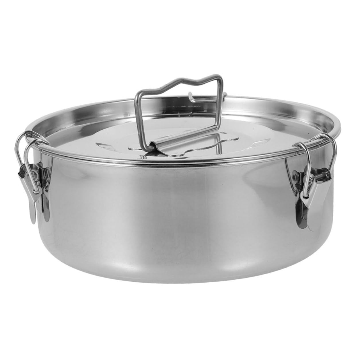 Abaodam Molde para Flan de Acero Inoxidable con Tapa, Diseño de Bloqueo Fácil de Limpiar, Adecuado para Hacer Flanes y Postres al Vapor en Cocina