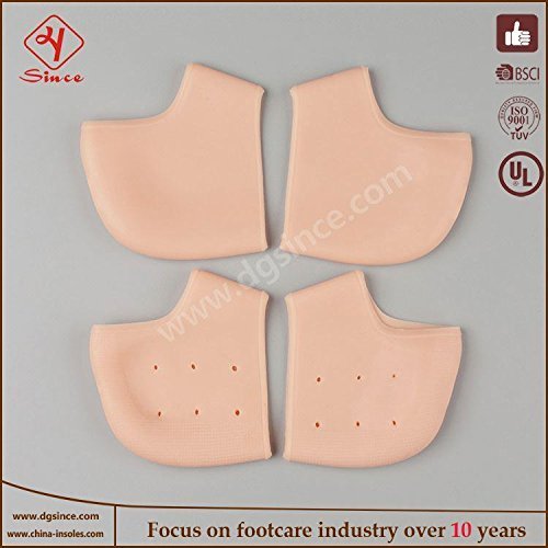 RRJ Silicon Moisturising Heel Swelling Pain Relief Foot Support to Eliminate cracks 1