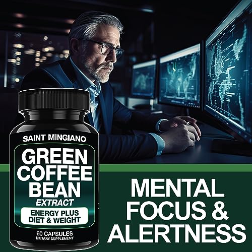 Green Coffee Bean Extract 60 Capsules – Contains 13 Active Ingredients for Aiding in Energy Levels, Mental Focus and Size Reduction - Natural Energy Supplements – 60 Days’ Supply - Image 6