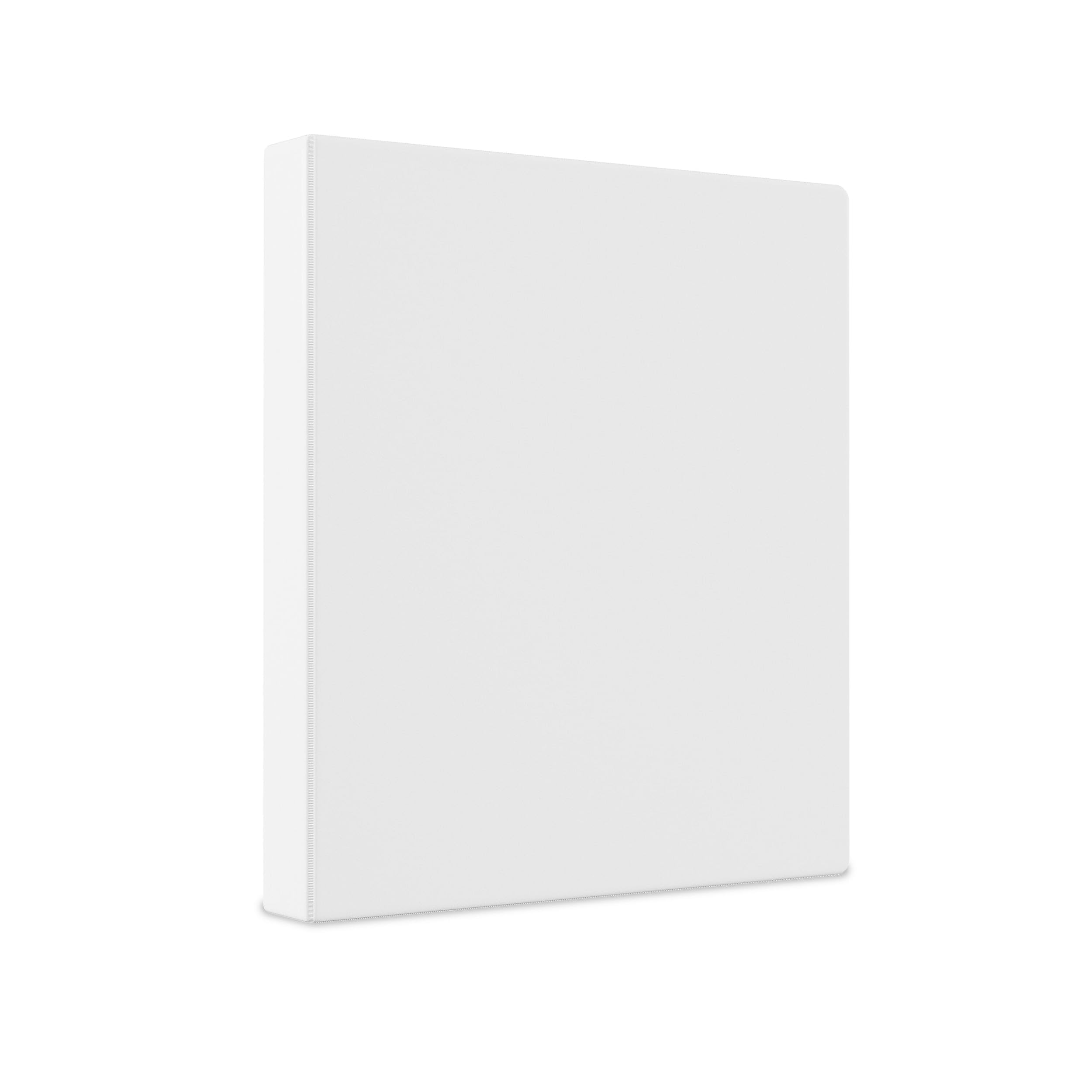 Staples Economy 1-inch 3-Ring View Binders, White, 24/Carton (23735/21684VS)