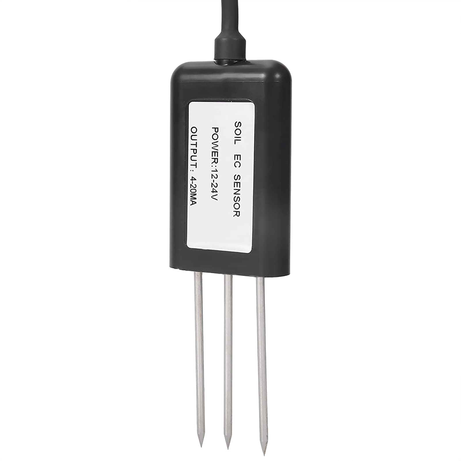 Eujgoov Sensor de Conductividad del Suelo Impermeable Profesional 4-20MA, Medidor de Conductividad del Suelo, Medidor de Sensor de Conductividad del Suelo, Monitores Detectores