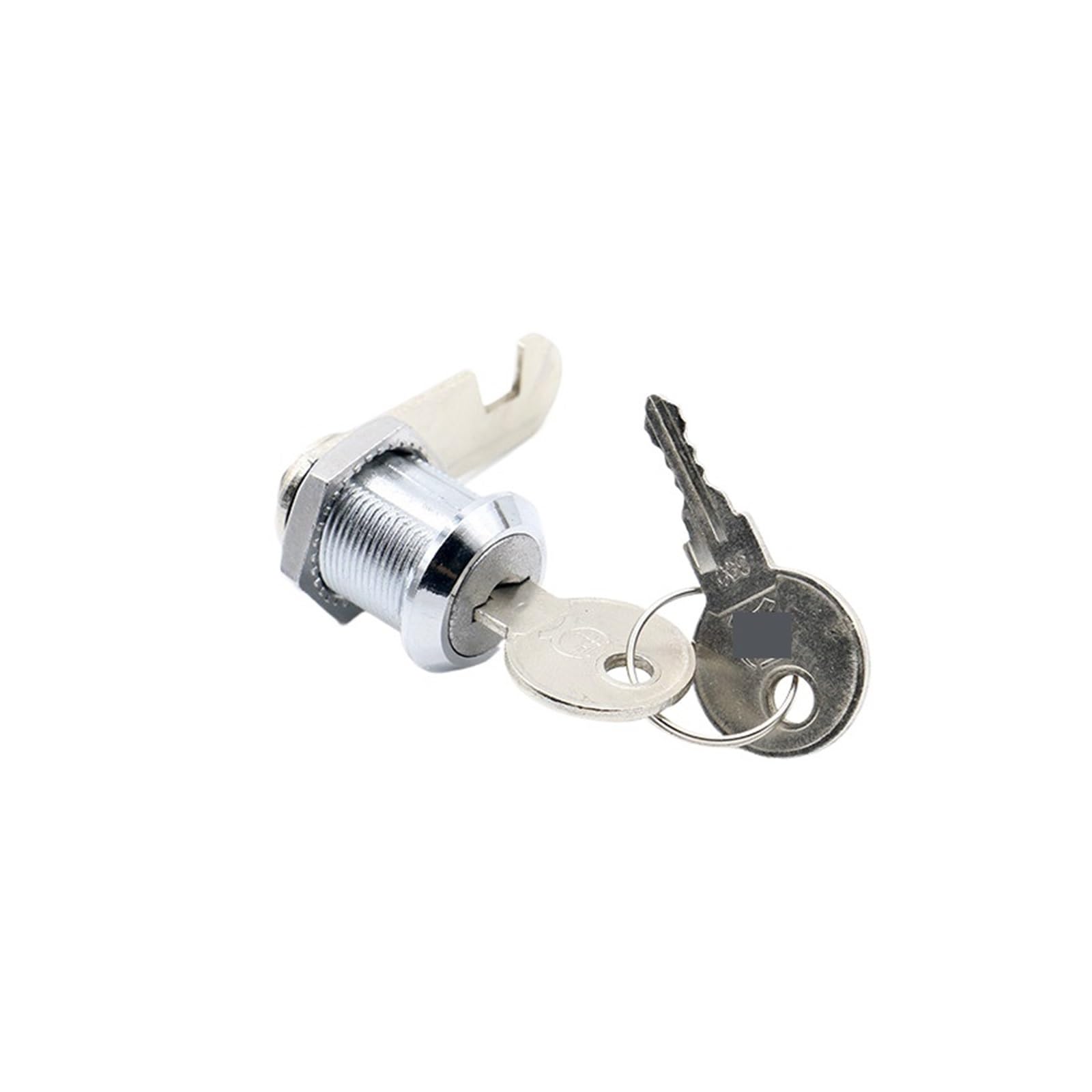 Tnbccxn 16Mm Different Key Cam Lock, Ned 4 Pack Cabinet Locks With Iron Keys Cam Cylinder Lock Secure Drawer Mailbox Padlock File Rv Storage Locks Hardware(16Mm Different Key)