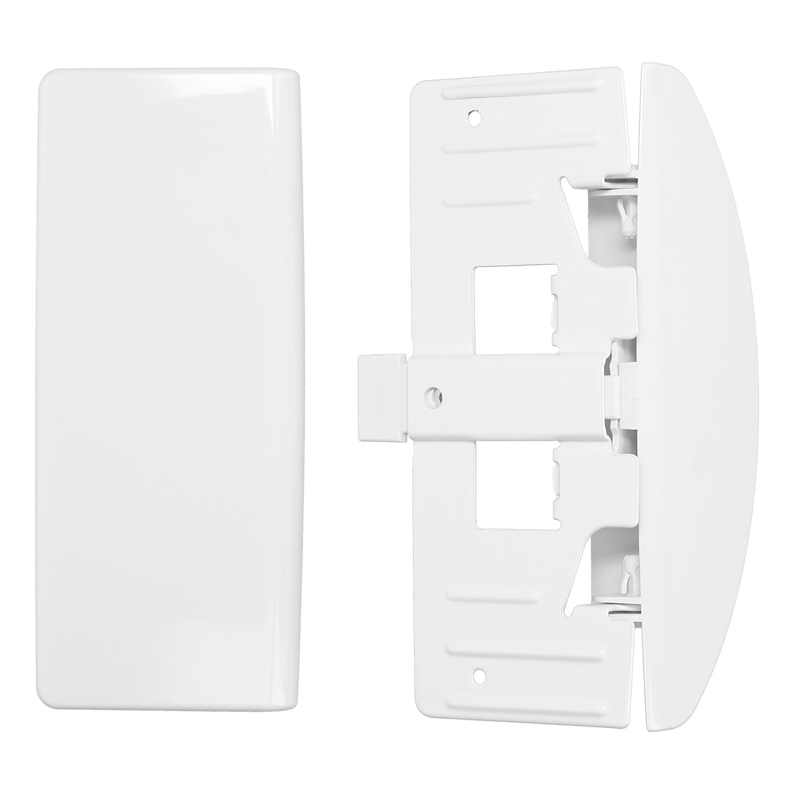 easyPART passend für LIEBHERR 7042614 Türgriff Griff Griffplatte weiß | Kühlschrank, Gefrierschrank, Türen, Griffe, Kompatibel mit Euro part 377290, eu377290, 7422820, 00950956, 02669935