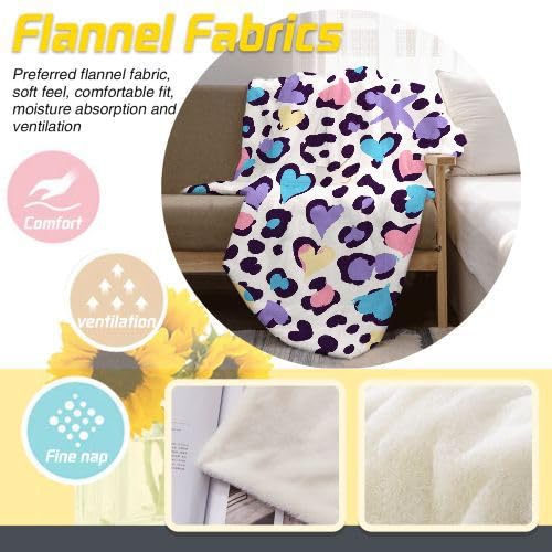 Manta Polar 220 x 240 Estampado de Corazones, Mantas para Cama 105 de Franela Cálida y Cómoda para Niños y Adultos, Mantitas para Sofá Reversible para Cubre Sofa Colchas, Fácil de cuidar_6527a