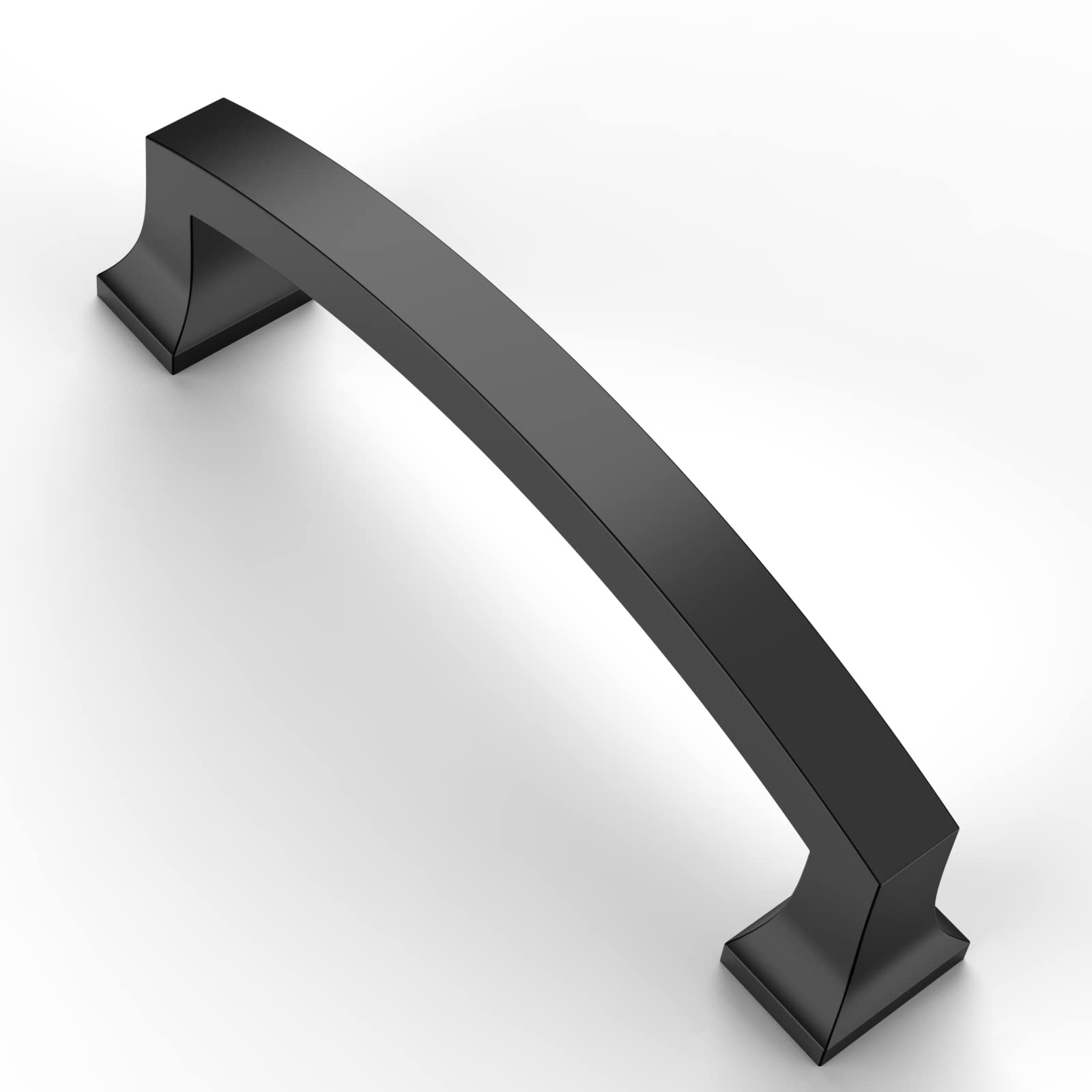 Asidrama 10 Pack 3.75 Inch(96mm) Matte Black Kitchen Cabinet Handles, Cabinet Pulls Kitchen Cabinet Hardware for Cupboard Drawer Pulls