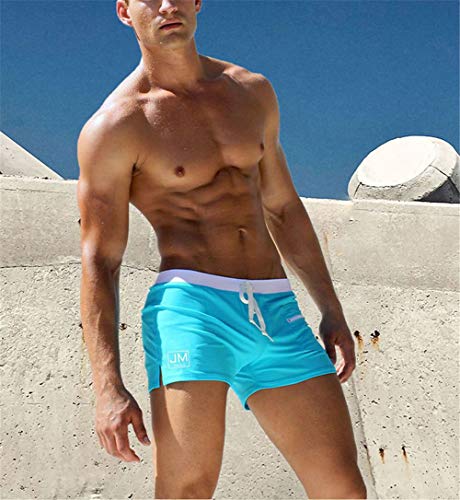 JOCKMAIL Mens Swim Trunks Swimwear Bathing Suit Swimsuit Board Beach Sport Short with Zipper Pockets2
