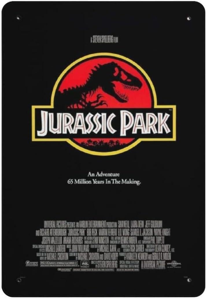 Amazon.co.jp: 「ジュラシック・パーク」映画ポスター メタル