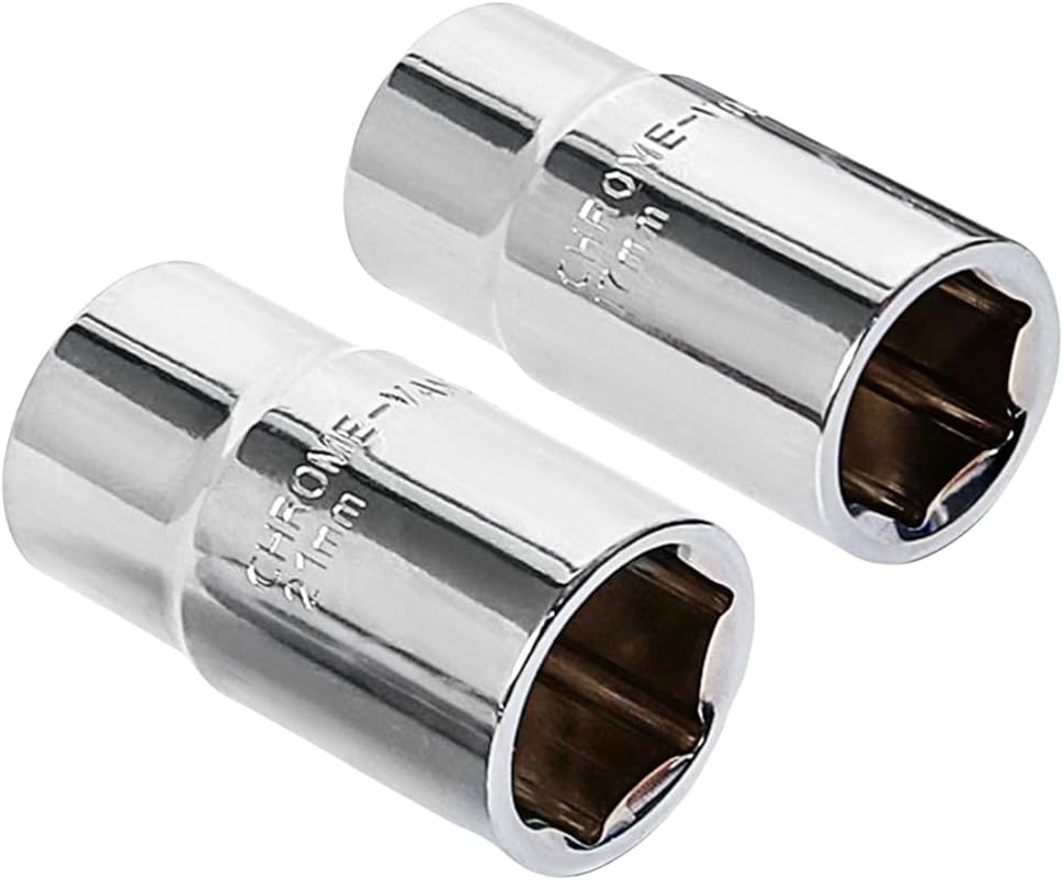 17/19mm and 21/23mm Double Ended Lug Wrenches for Car Wheel Nut Removal Tool