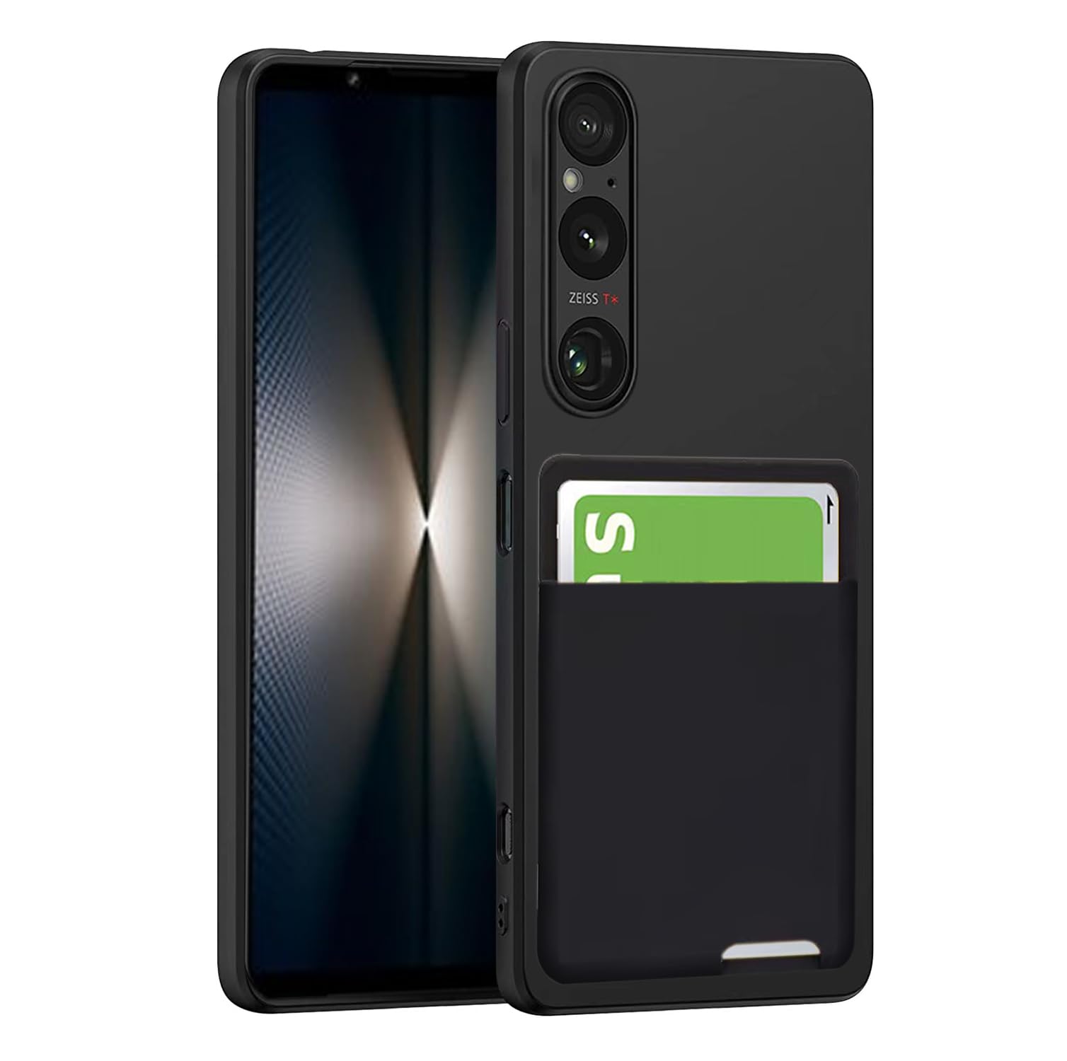 Amazon.co.jp: Xperia 1 VI ケース 背面収納 耐衝撃 カード収納 薄型